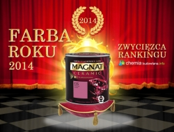 MAGNAT CERAMIC z tytułem „FARBA ROKU 2014