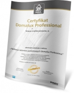 Certyfikat Domalux Professional