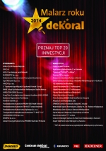 Znamy już TOP 20 konkursu Malarz Roku Dekoral 2014